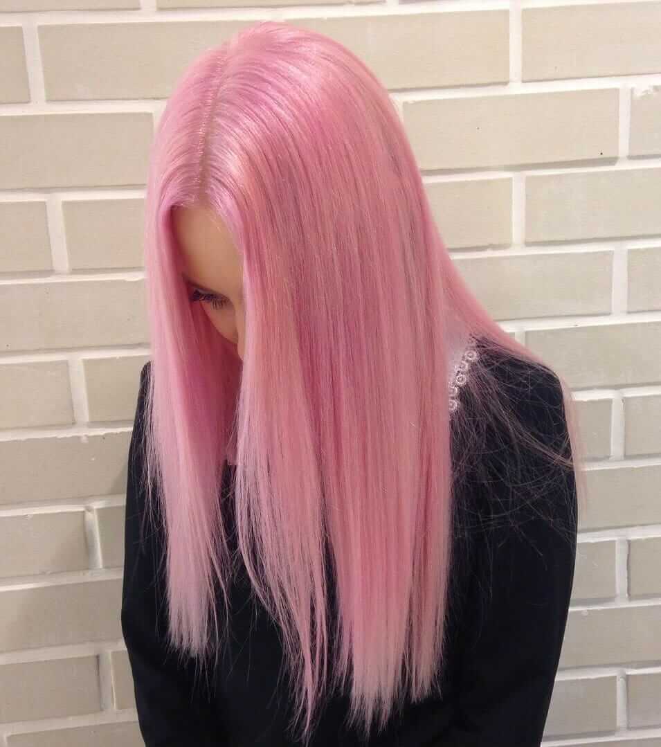 Бледно Розовые Волосы Фото Девушек