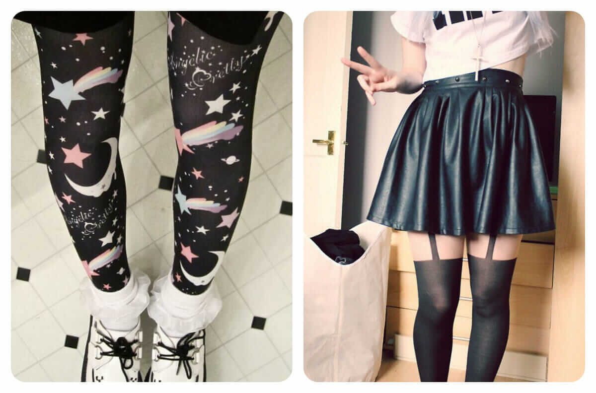 Featured image of post Edgy Pastel Goth Aesthetic Outfits / Aesthetic emo goth pastel cute kawaii anime flowers daisies purple black shoes fashion art.