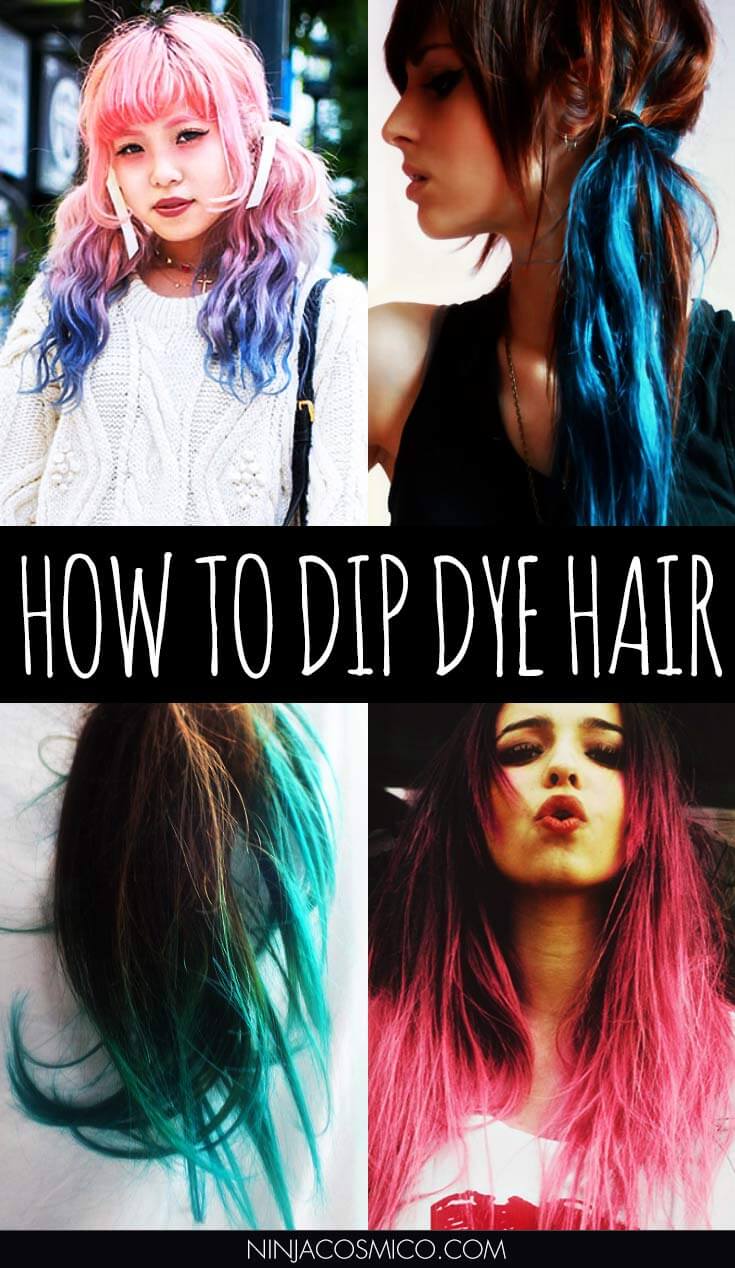 How to Dip Dye Hair – https://ninjacosmico.com/how-to-dip-dye-hair/
