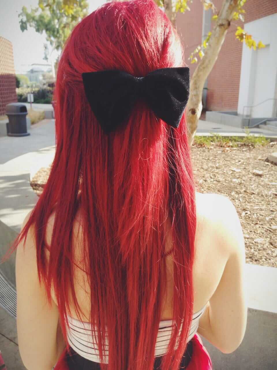Cute Long Red Hairstyle