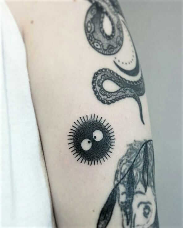 Sootball arm tattoo by teagan.campbell
