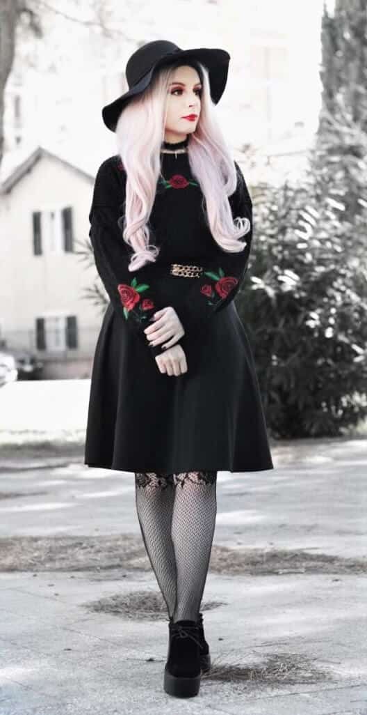Goth outfit idea by vanillasyndrome