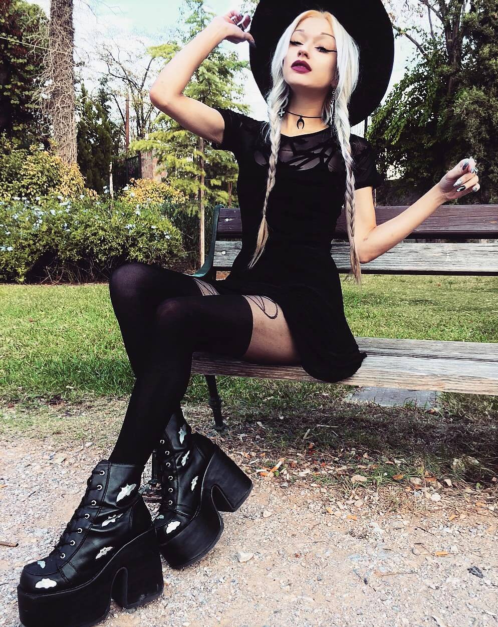 Witchy style look by deathcandy