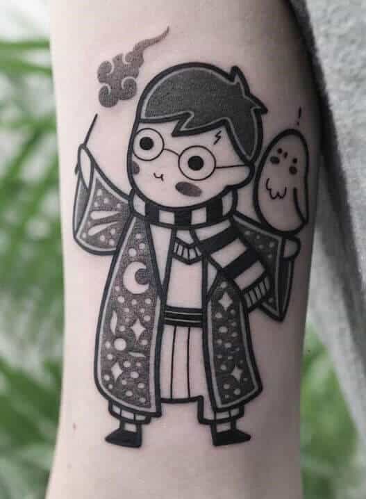 Cute Harry Potter tattoo idea
