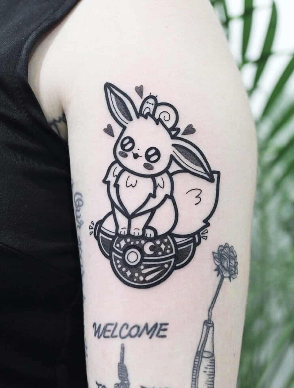 Cute Eevee tattoo idea