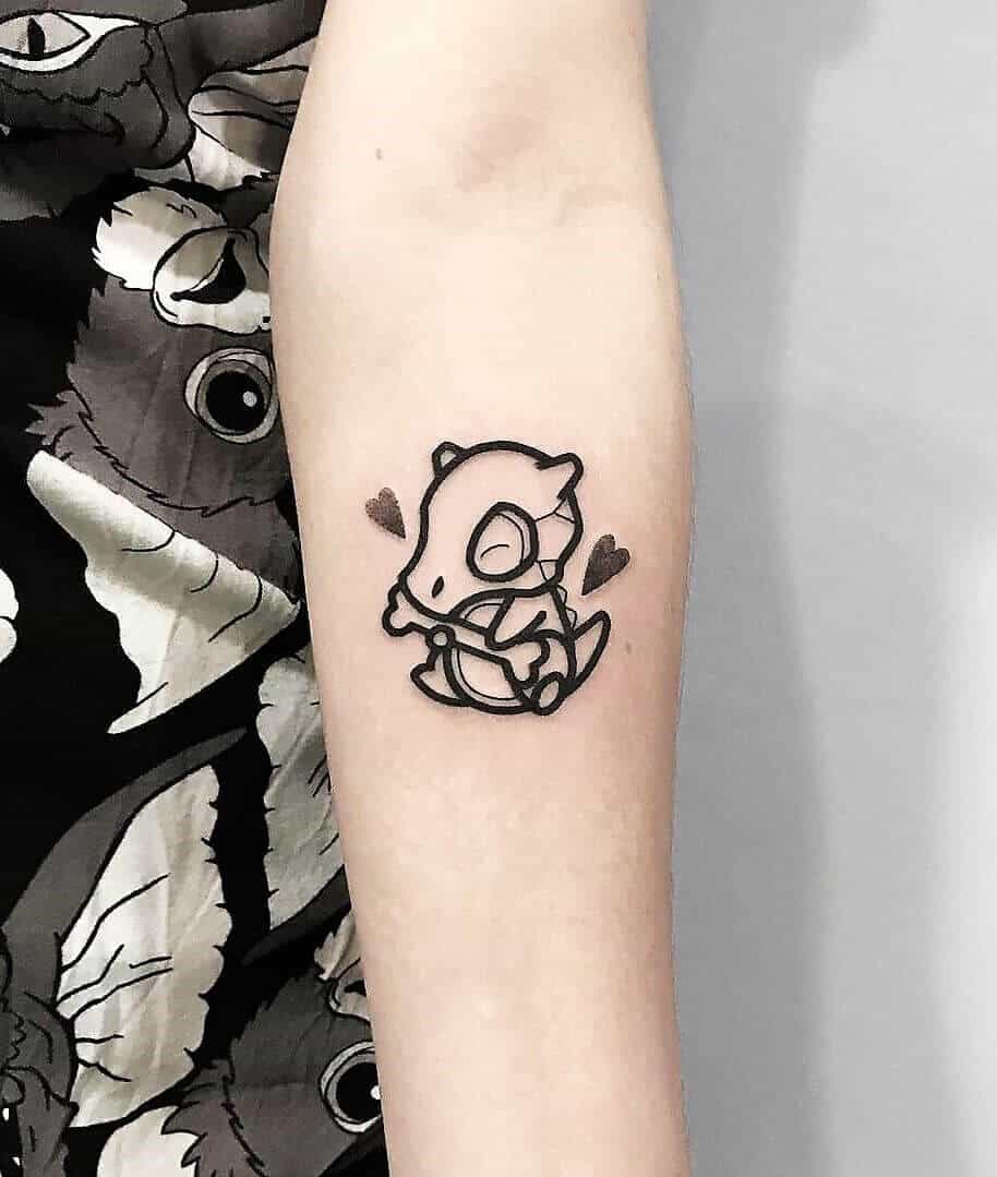 Pokemon Cubone tattoo design