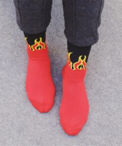 Flame Printed Socks 2