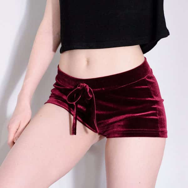 Flannel Velvet Shorts