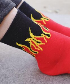 Flame Printed Socks 1