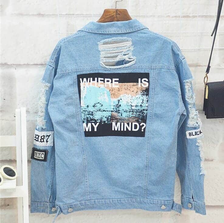 Where Is My Mind BTS Denim Jacket