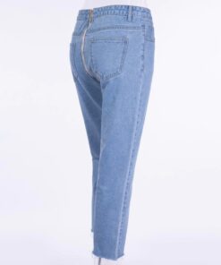 Jeans with Back Zipper Full