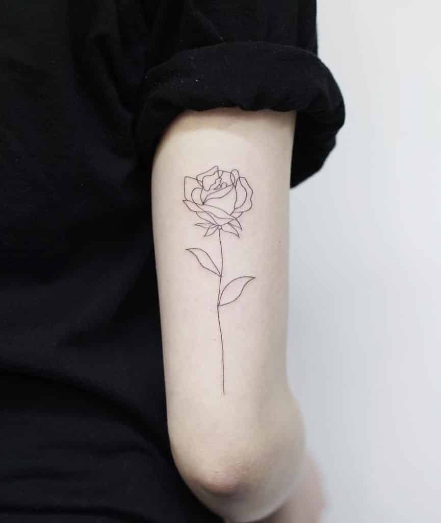 54 Cute Roses Tattoos Ideas Worth Checking Out - Ninja Cosmico