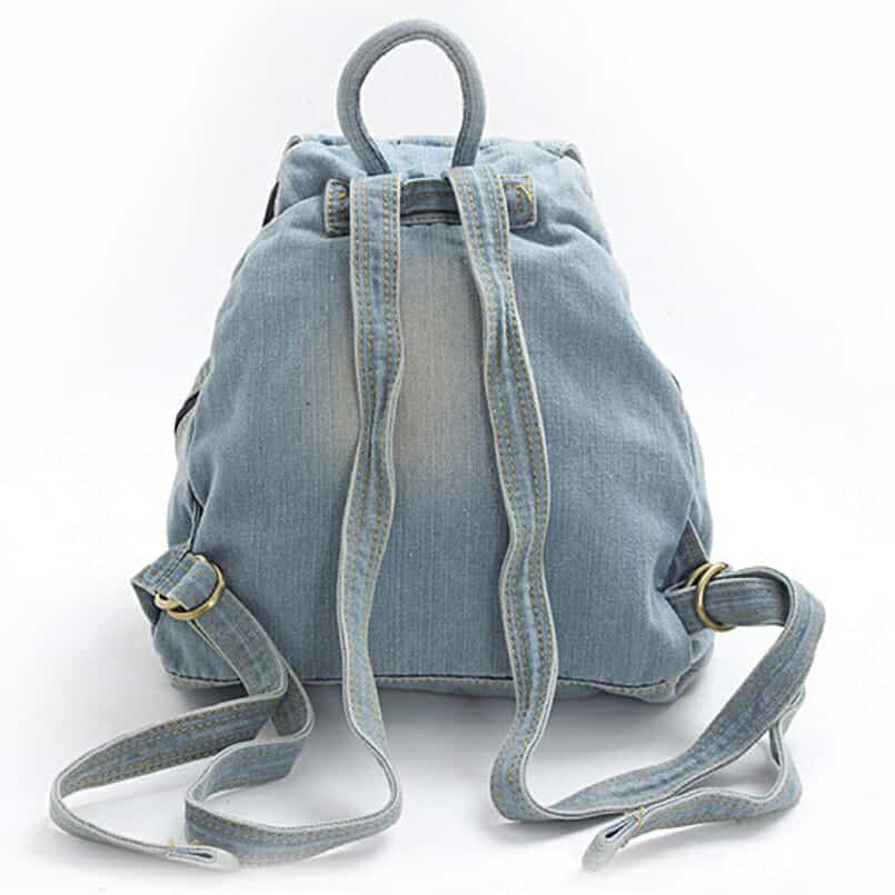 Y2k Denim backpack --Rebirth – ARCANA ARCHIVE