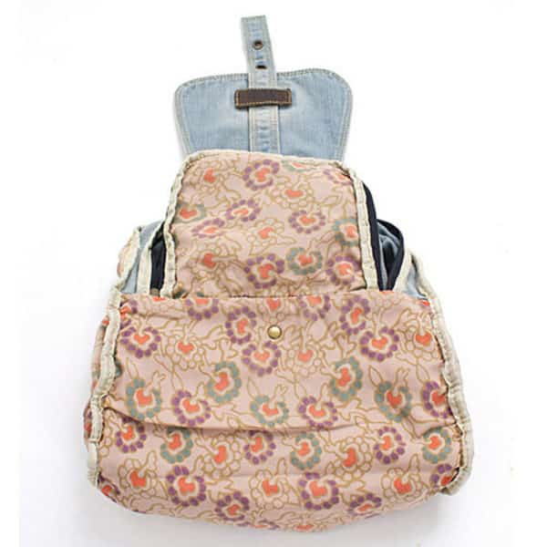 Vintage Denim Backpack 3
