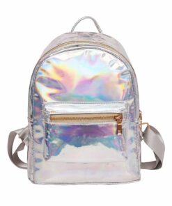 Holographic Small Backpack Silver