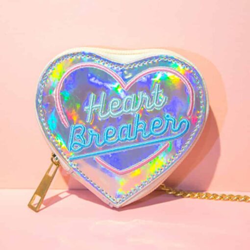Heart Breaker Holographic Coin Purse 4