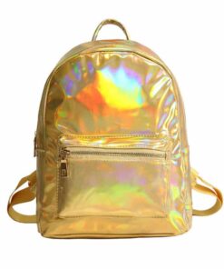 Holographic Small Backpack - Golden