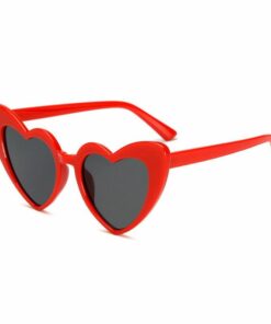Red heart shaped sunglasses