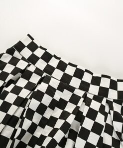 Checkerboard skirt details 3