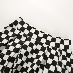 Checkerboard skirt details 3