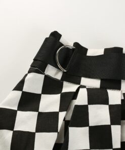 Checkerboard skirt details 4