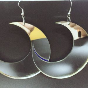 Acrylic Moon Earrings 4