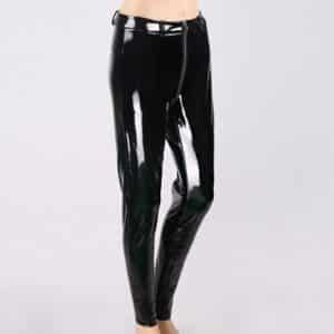 Faux Leather Pants with Back Zipper Full 2