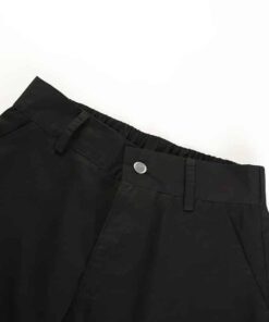 High Waist Loose Black Trousers 6