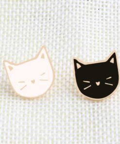 Black & White Cats Pins 1