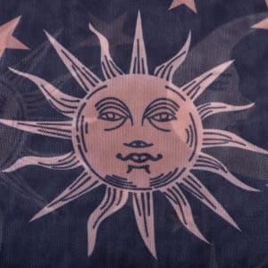Sun Moon Printed Mesh Top 4