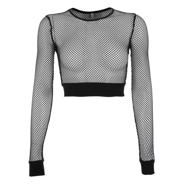 Hollow Out Mesh Top 2