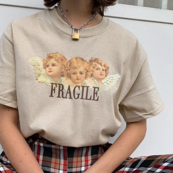Fragile Angels Print Shirt 2