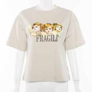 Fragile Angels Print Shirt 3