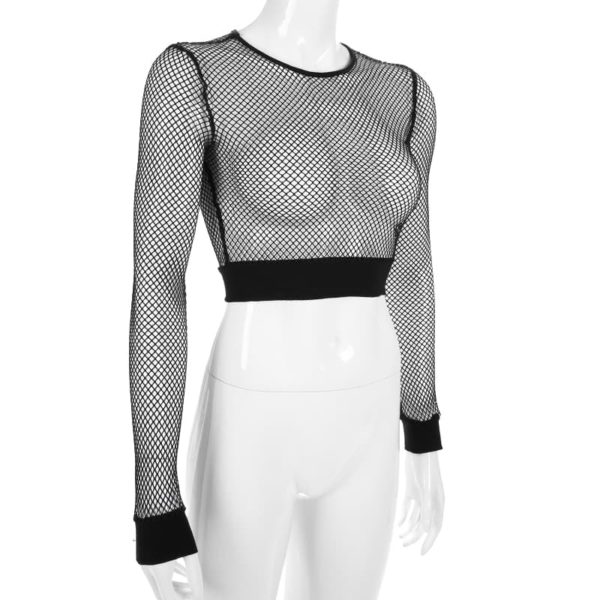 Hollow Out Mesh Top Side 1