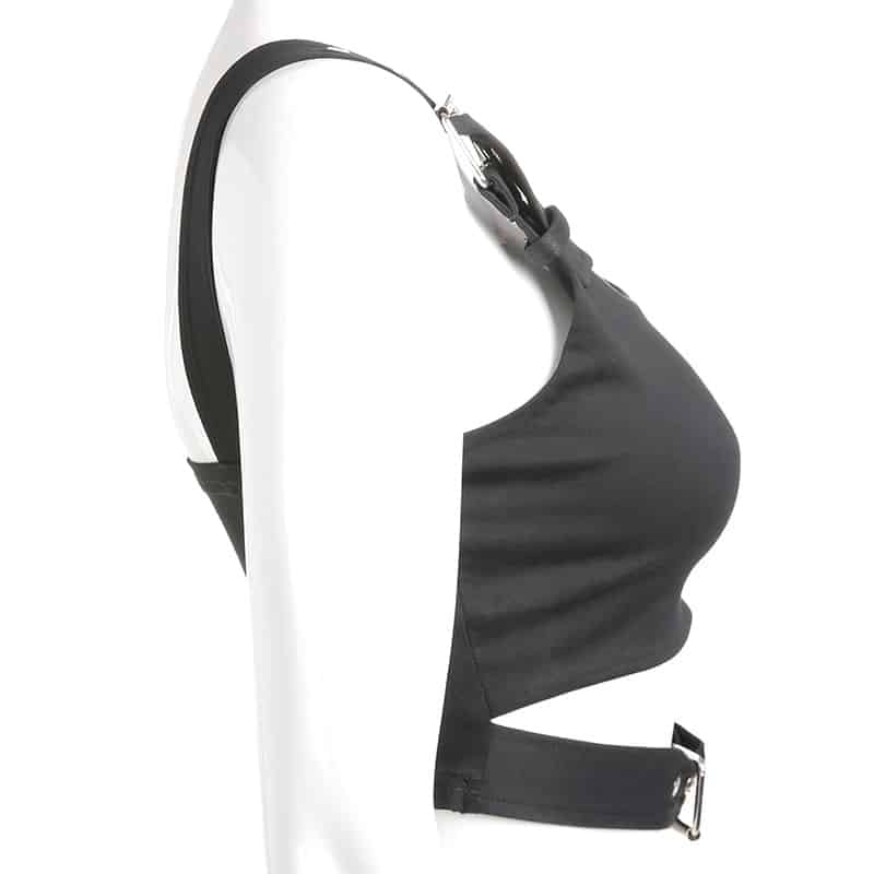 Hollow Out Tank Top with Buckle - Ninja Cosmico