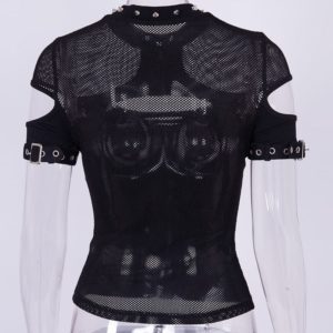 Spiked Mesh Gothic Top 1