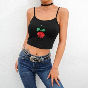Inverted Rose Tank Top