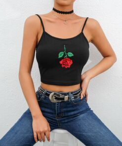 Inverted Rose Tank Top