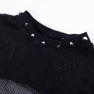 Spiked Mesh Gothic Top 2