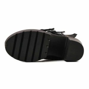 Rivet Black Ankle Boots 5