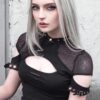 Spiked Mesh Gothic Top