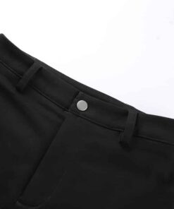 High Waist Slim Shorts with Garters Details