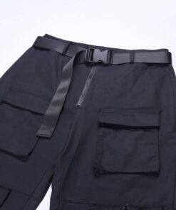 Cargo Pants with Zipper Pockets Details