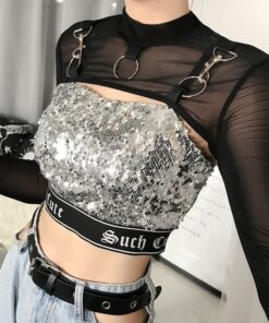 Mesh Top with Metal Ring Straps 10