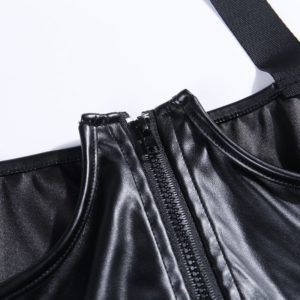 Vegan Leather Camisole Details 3