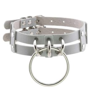 Gray Double Choker with O-Ring