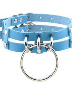 Light Blue Double Choker with O-Ring