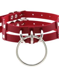 Red Double Choker with O-Ring