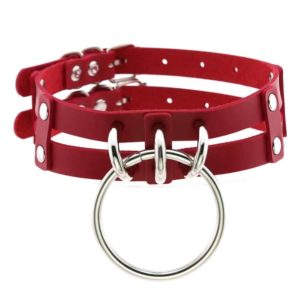 Red Double Choker with O-Ring