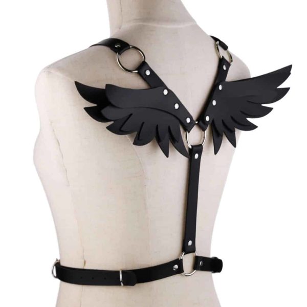 Vegan Leather Wings Harness